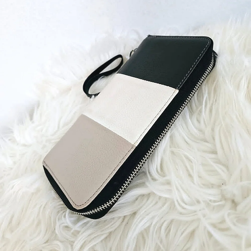 Large Capacity Multi Card Holder Stylish Wristlet Wallet Purse 🌴